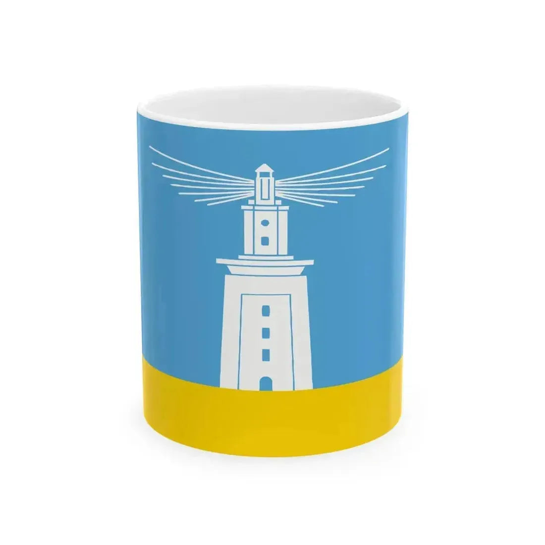 Flag of Alexandria (Egypt) White Coffee Mug 11oz - Go Mug Yourself