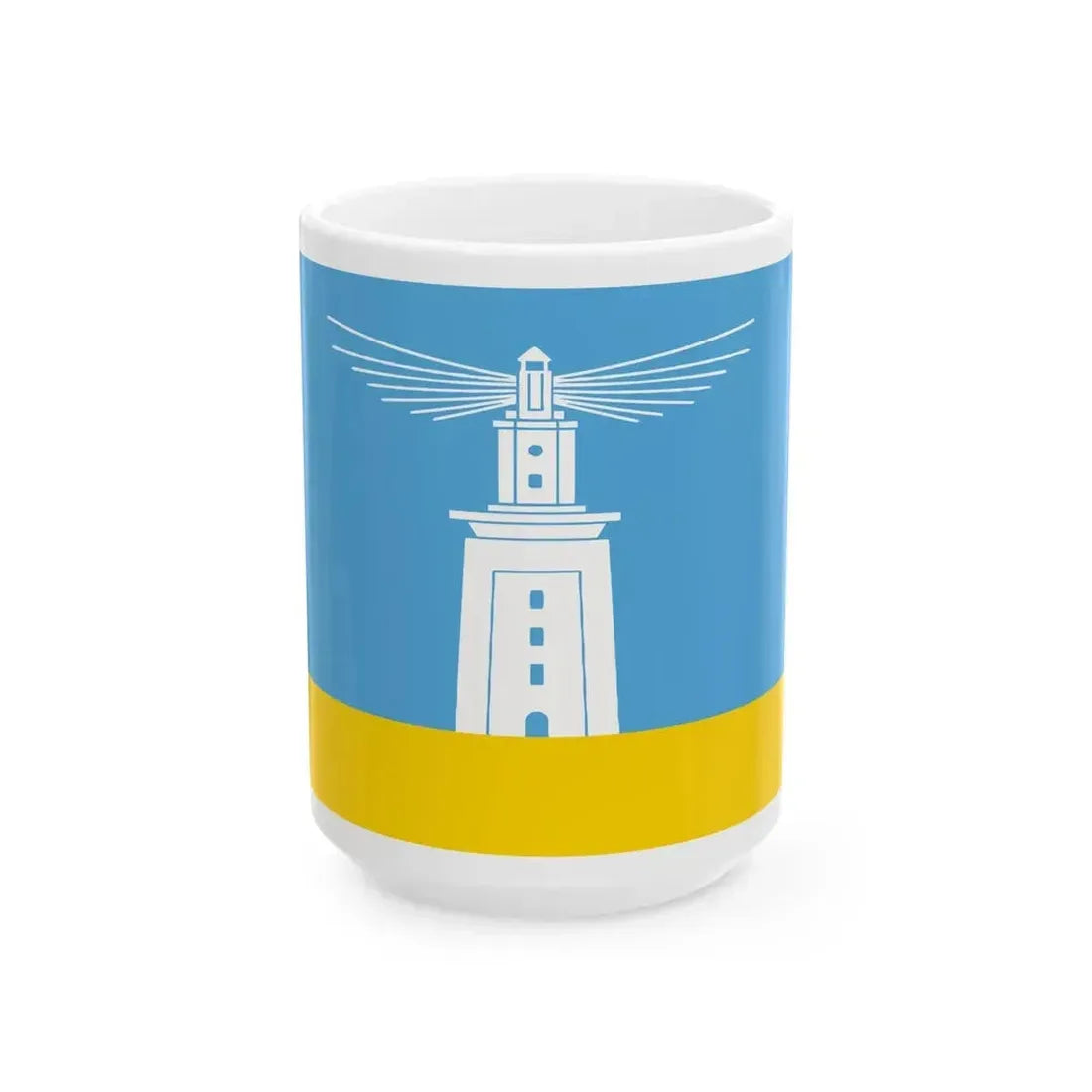 Flag of Alexandria (Egypt) White Coffee Mug 15oz - Go Mug Yourself