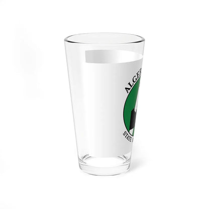 Flag of Alger County Michigan (United States) Pint Glass 16oz - Go Mug Yourself