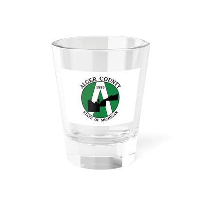 Flag of Alger County Michigan (United States) Shot Glass 1.5oz 1.5oz - Go Mug Yourself