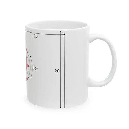 Flag of Algeria construction (Algeria) White Coffee Mug - Go Mug Yourself