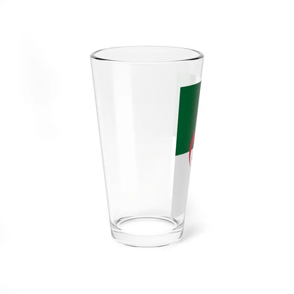 Flag of Algeria vertical (Algeria) Pint Glass 16oz - Go Mug Yourself