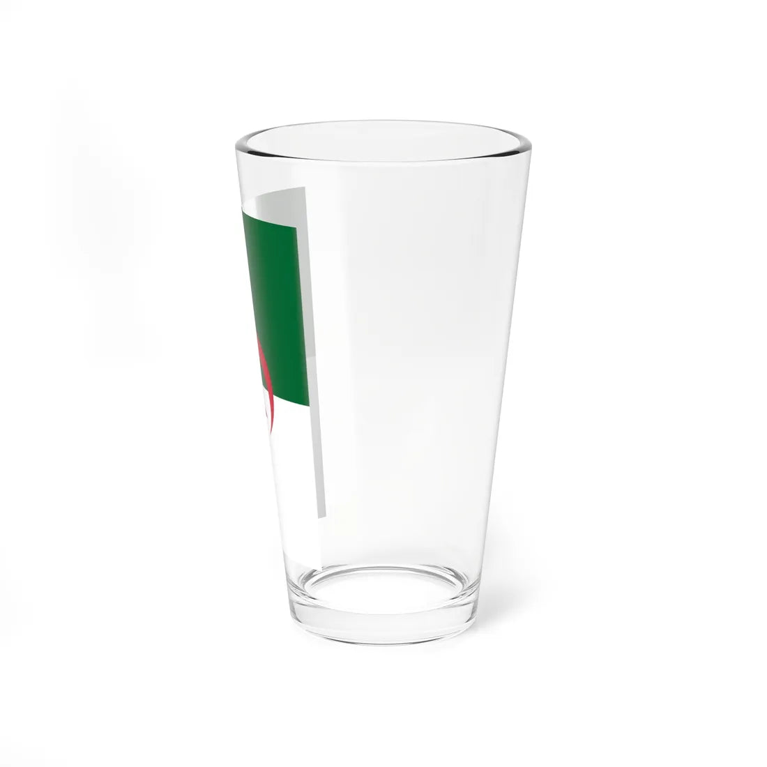 Flag of Algeria vertical (Algeria) Pint Glass 16oz - Go Mug Yourself