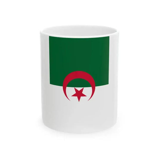 Flag of Algeria vertical (Algeria) White Coffee Mug 11oz - Go Mug Yourself