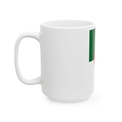 Flag of Algeria vertical (Algeria) White Coffee Mug - Go Mug Yourself