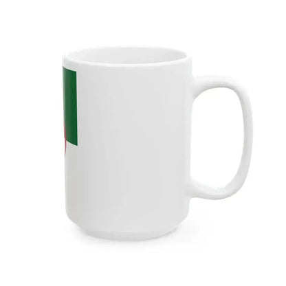 Flag of Algeria vertical (Algeria) White Coffee Mug - Go Mug Yourself