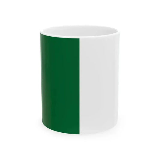 Flag of Algeria without crescent and star (Algeria) White Coffee Mug 11oz - Go Mug Yourself