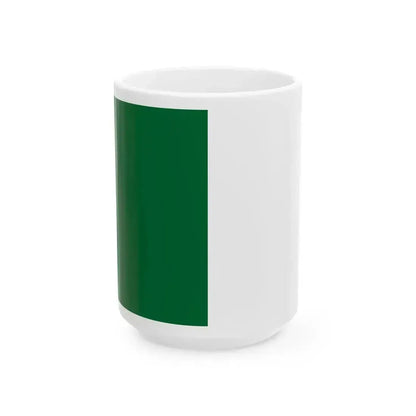 Flag of Algeria without crescent and star (Algeria) White Coffee Mug 15oz - Go Mug Yourself