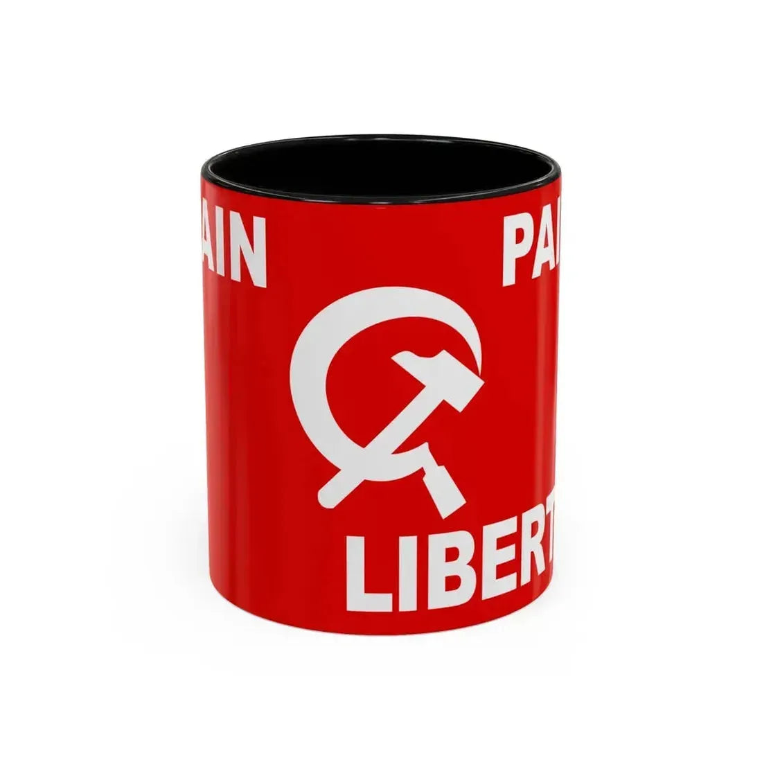 Flag of Algerian Communist Party - Accent Coffee Mug 11oz Black - Go Mug Yourself