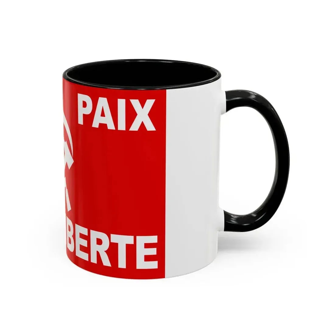 Flag of Algerian Communist Party - Accent Coffee Mug - Go Mug Yourself