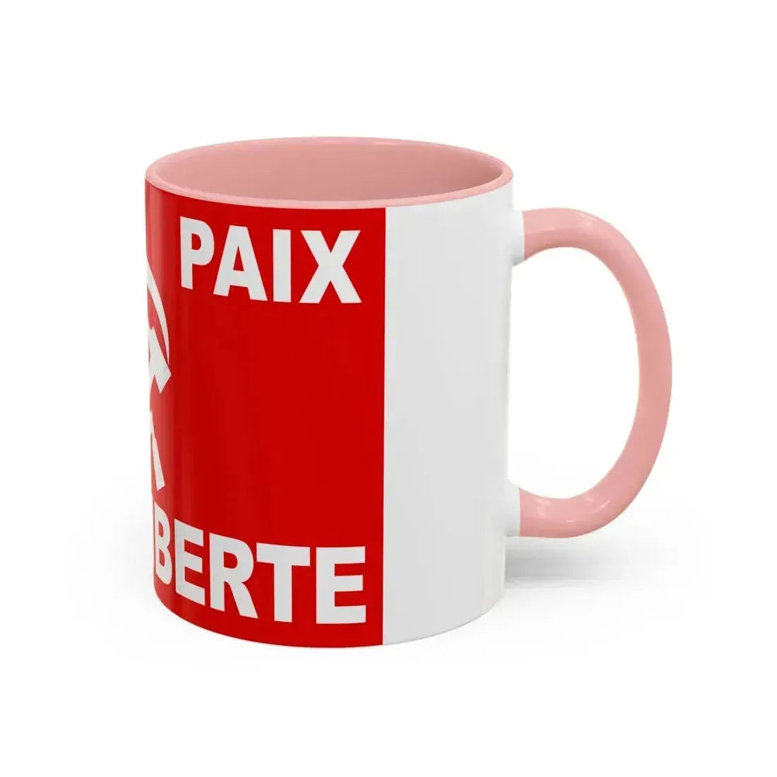 Flag of Algerian Communist Party - Accent Coffee Mug - Go Mug Yourself