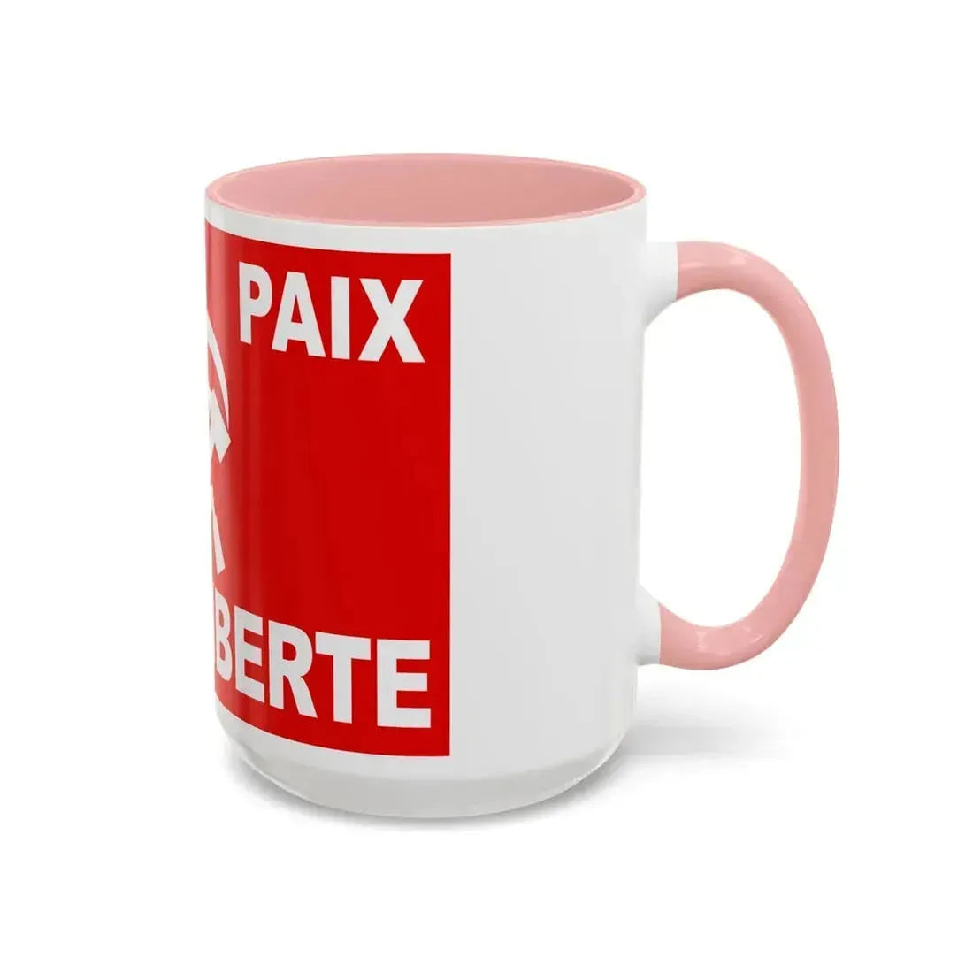 Flag of Algerian Communist Party - Accent Coffee Mug - Go Mug Yourself