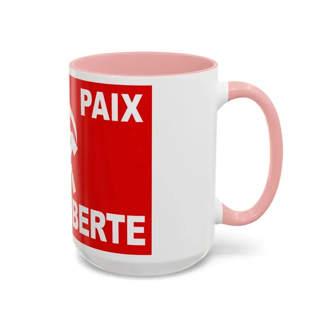 Flag of Algerian Communist Party - Accent Coffee Mug - Go Mug Yourself
