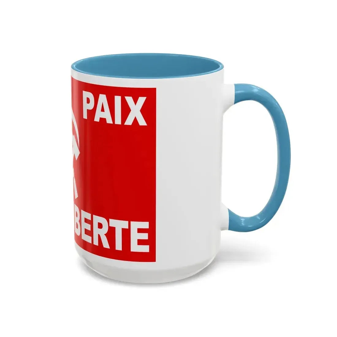 Flag of Algerian Communist Party - Accent Coffee Mug - Go Mug Yourself