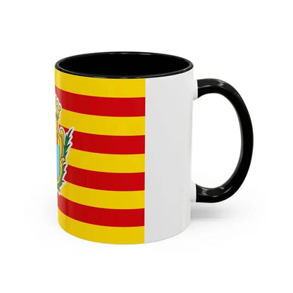 Flag of Alghero Italy - Accent Coffee Mug - Go Mug Yourself