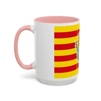 Flag of Alghero Italy - Accent Coffee Mug - Go Mug Yourself