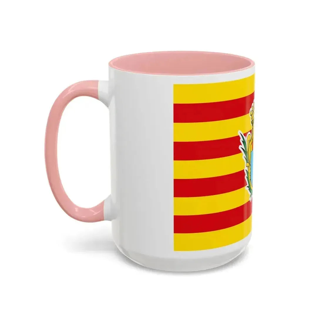 Flag of Alghero Italy - Accent Coffee Mug - Go Mug Yourself