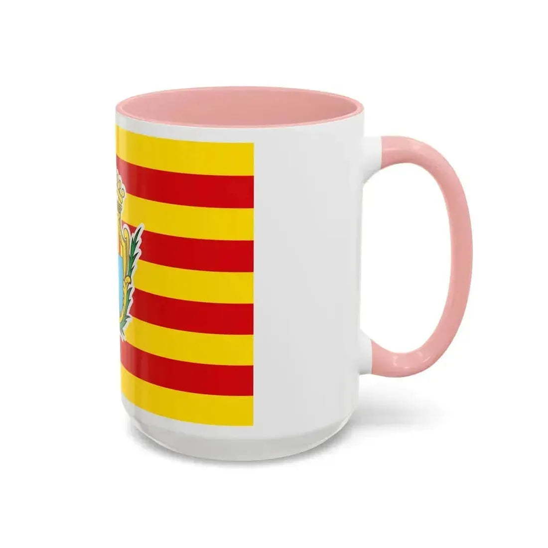 Flag of Alghero Italy - Accent Coffee Mug - Go Mug Yourself