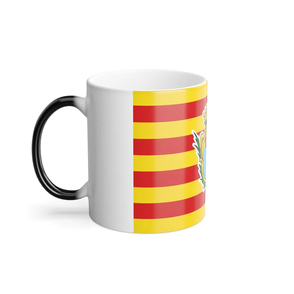 Flag of Alghero Italy - Color Changing Coffee Mug-Go Mug Yourself