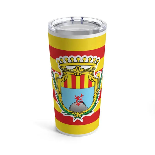Flag of Alghero Italy - Tumbler 20oz 20oz - Go Mug Yourself