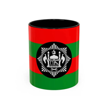 Flag of Ali Ahmad Khan's rebellion against Habibullah Kalakani - Accent Coffee Mug 11oz Black - Go Mug Yourself
