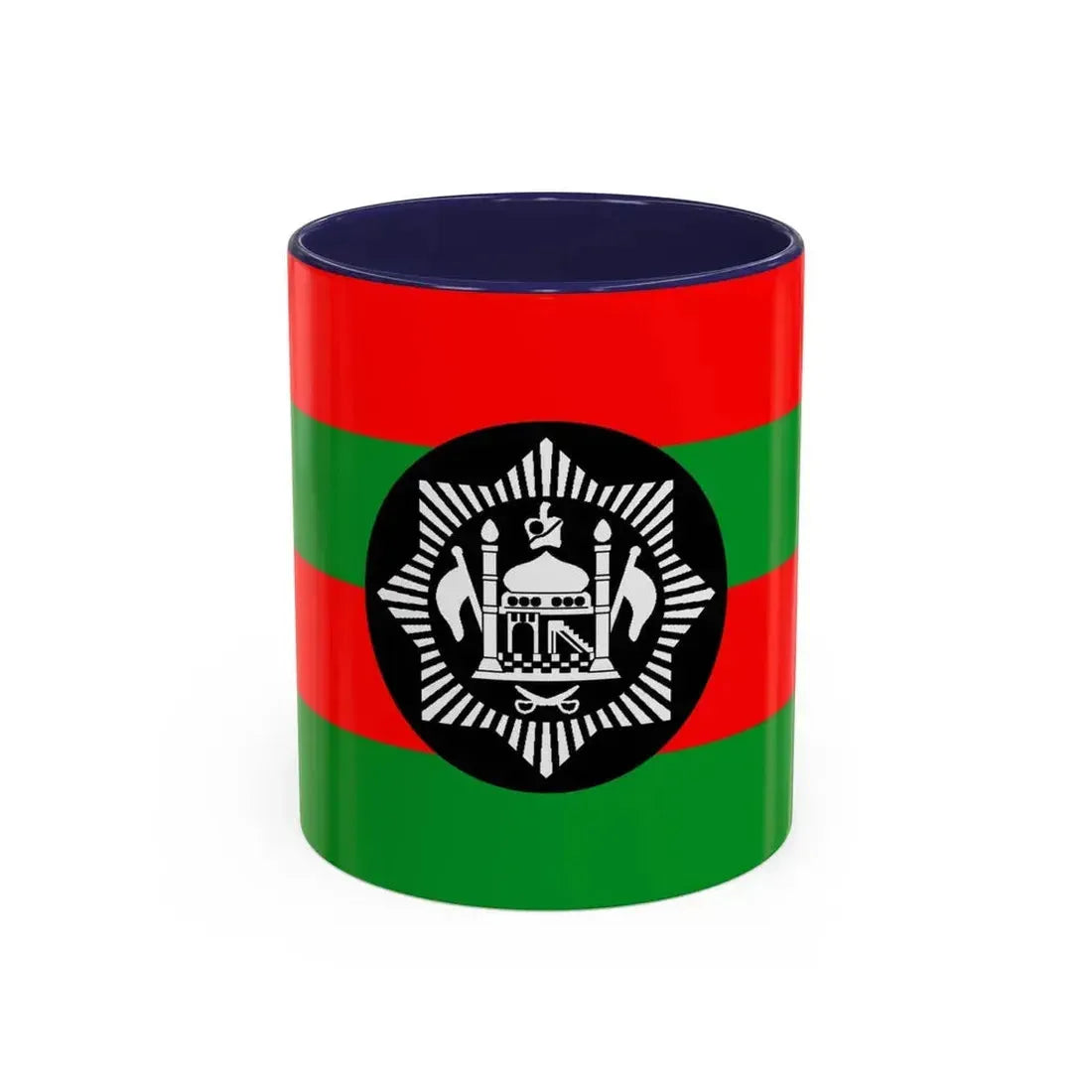 Flag of Ali Ahmad Khan's rebellion against Habibullah Kalakani - Accent Coffee Mug 11oz Navy - Go Mug Yourself