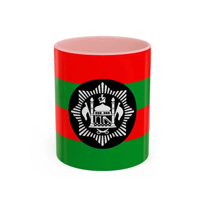Flag of Ali Ahmad Khan's rebellion against Habibullah Kalakani - Accent Coffee Mug 11oz Pink - Go Mug Yourself