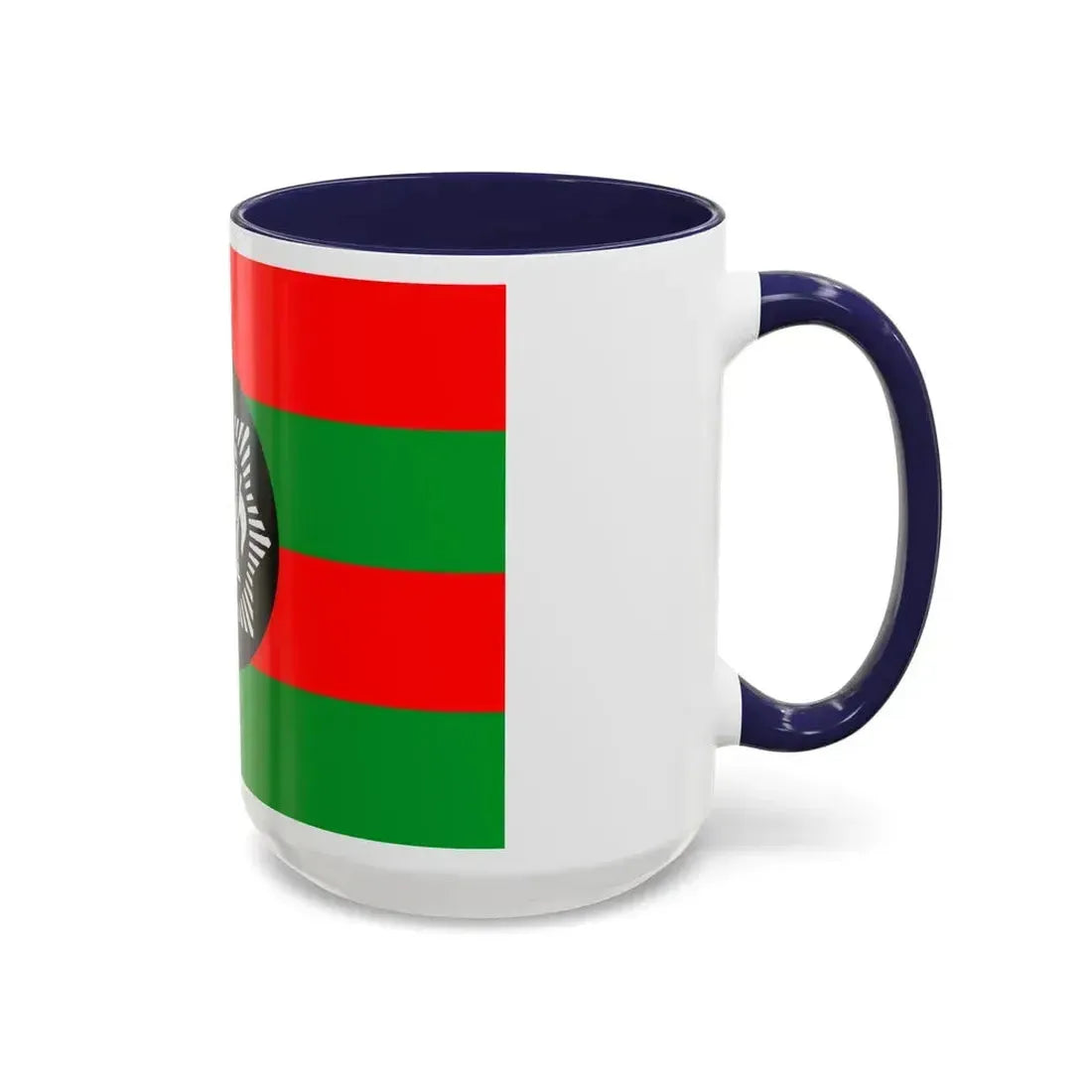 Flag of Ali Ahmad Khan's rebellion against Habibullah Kalakani - Accent Coffee Mug - Go Mug Yourself