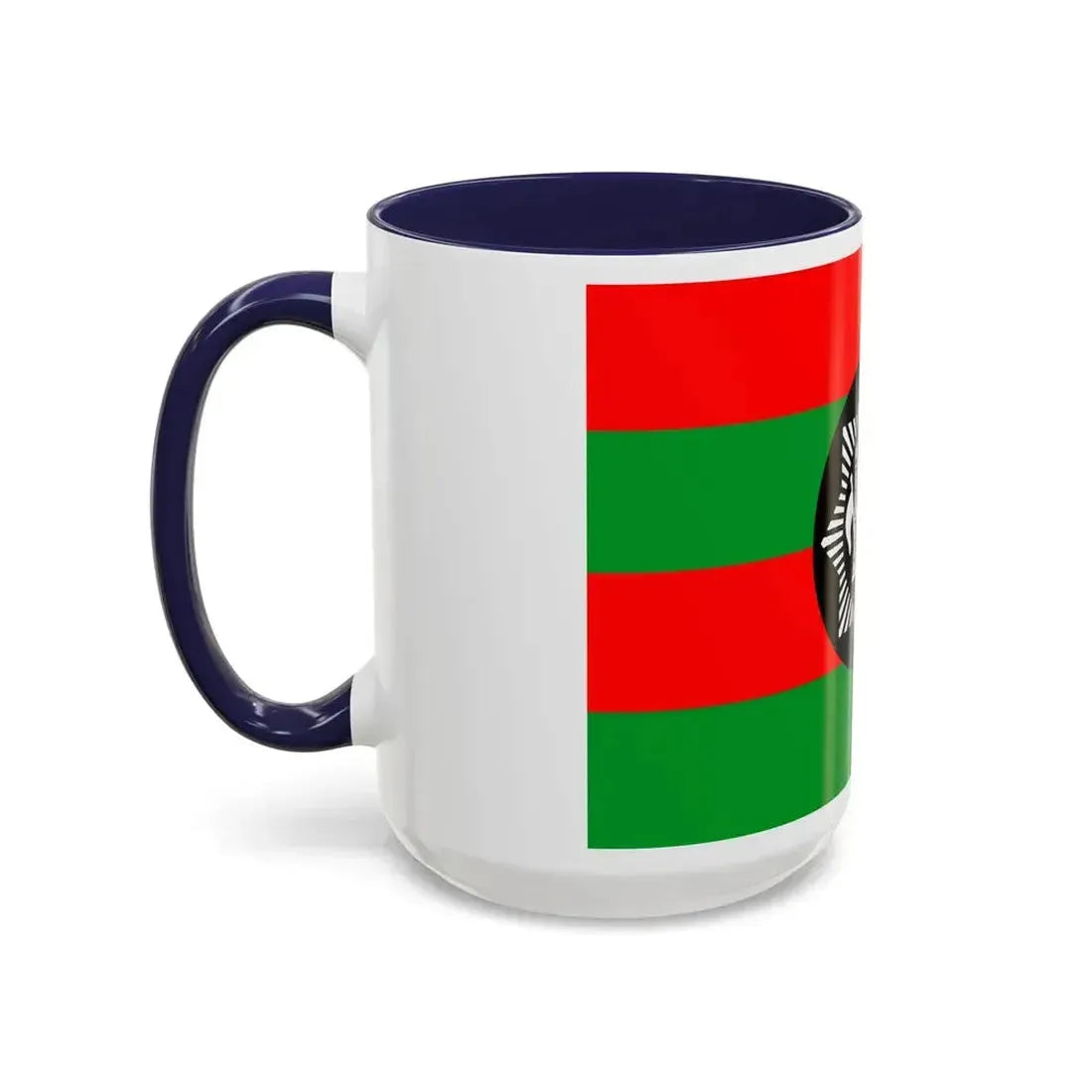 Flag of Ali Ahmad Khan's rebellion against Habibullah Kalakani - Accent Coffee Mug - Go Mug Yourself