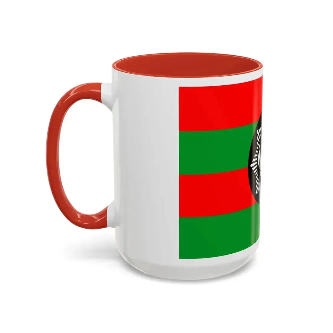 Flag of Ali Ahmad Khan's rebellion against Habibullah Kalakani - Accent Coffee Mug - Go Mug Yourself