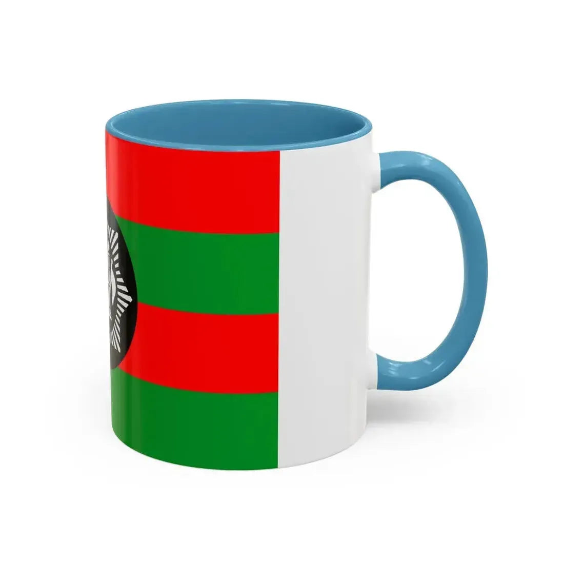 Flag of Ali Ahmad Khan's rebellion against Habibullah Kalakani - Accent Coffee Mug - Go Mug Yourself