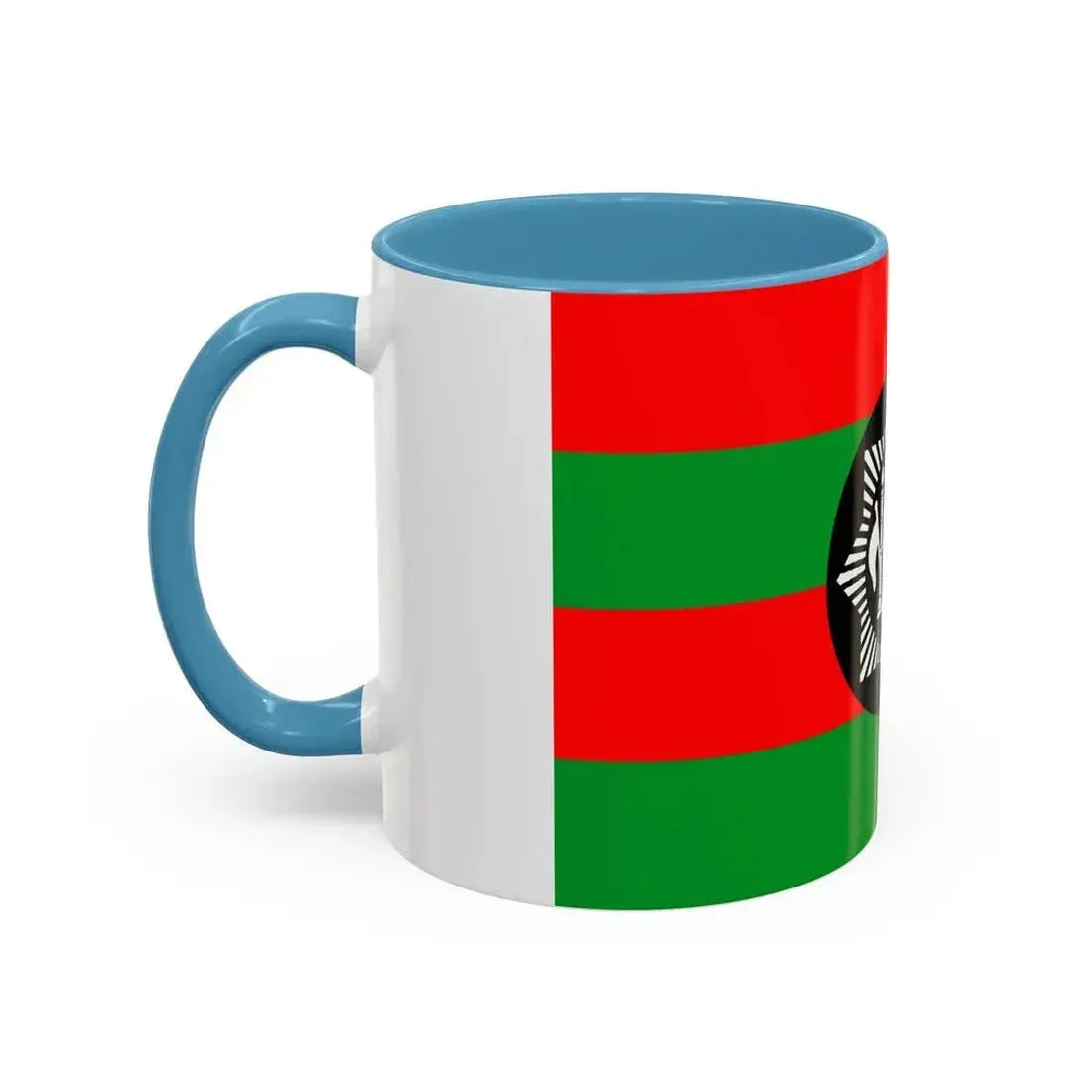 Flag of Ali Ahmad Khan's rebellion against Habibullah Kalakani - Accent Coffee Mug - Go Mug Yourself