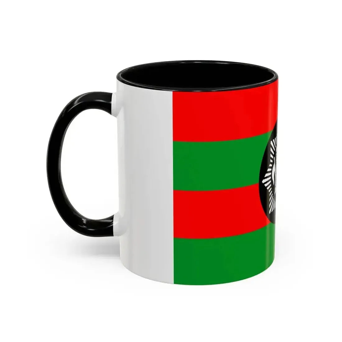 Flag of Ali Ahmad Khan's rebellion against Habibullah Kalakani - Accent Coffee Mug - Go Mug Yourself
