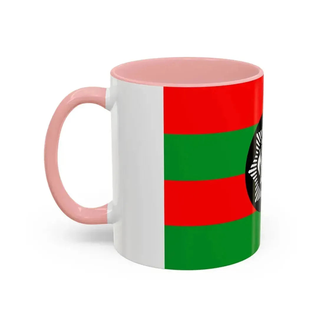 Flag of Ali Ahmad Khan's rebellion against Habibullah Kalakani - Accent Coffee Mug - Go Mug Yourself