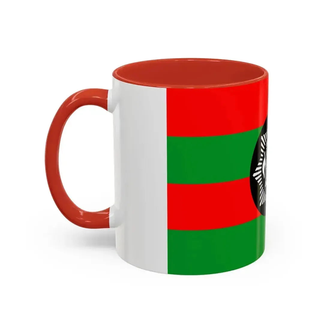 Flag of Ali Ahmad Khan's rebellion against Habibullah Kalakani - Accent Coffee Mug - Go Mug Yourself