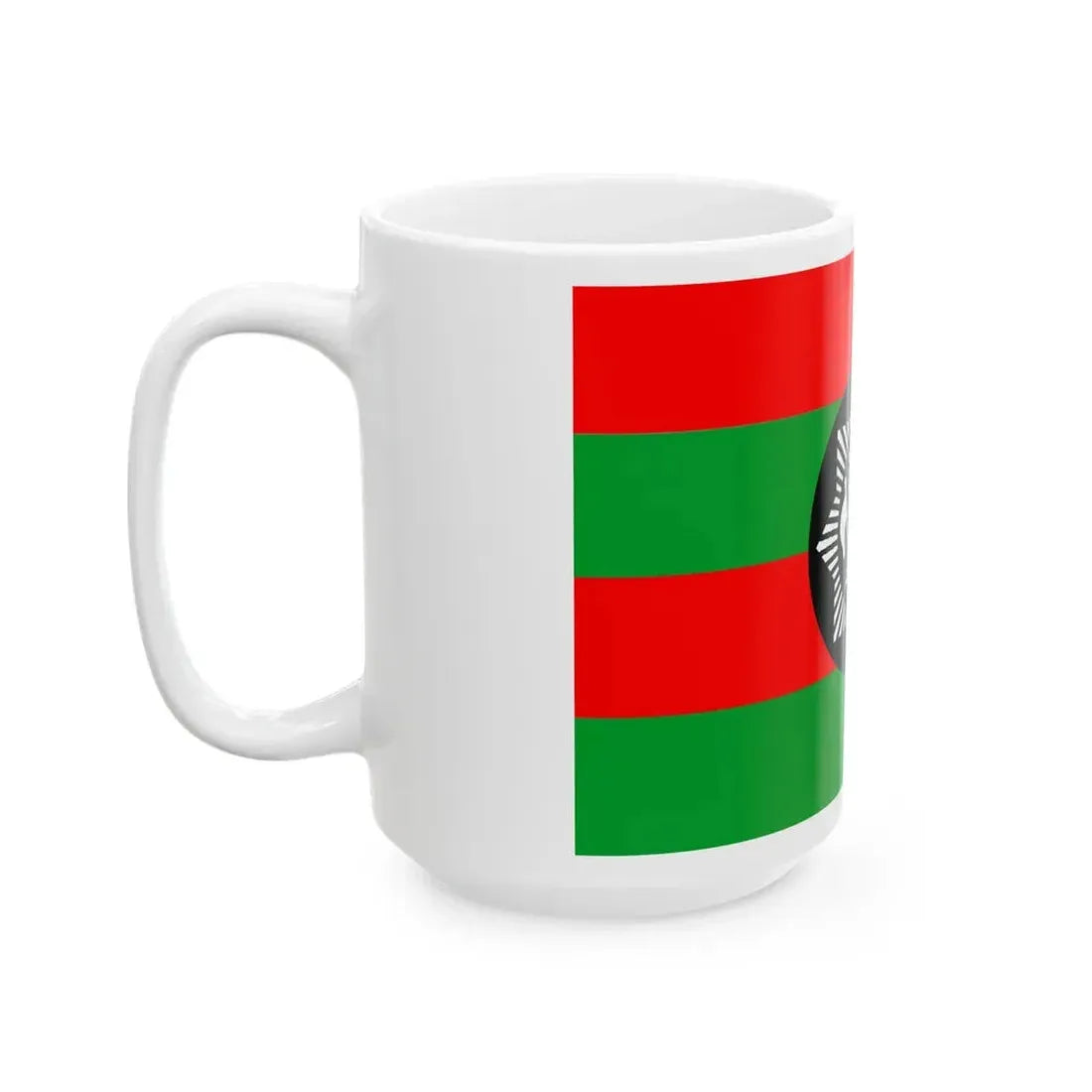 Flag of Ali Ahmad Khan's rebellion against Habibullah Kalakani - White Coffee Mug - Go Mug Yourself