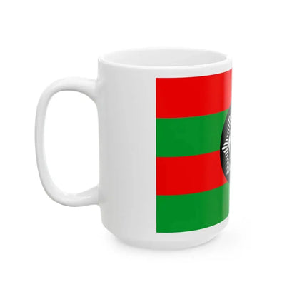 Flag of Ali Ahmad Khan's rebellion against Habibullah Kalakani - White Coffee Mug - Go Mug Yourself