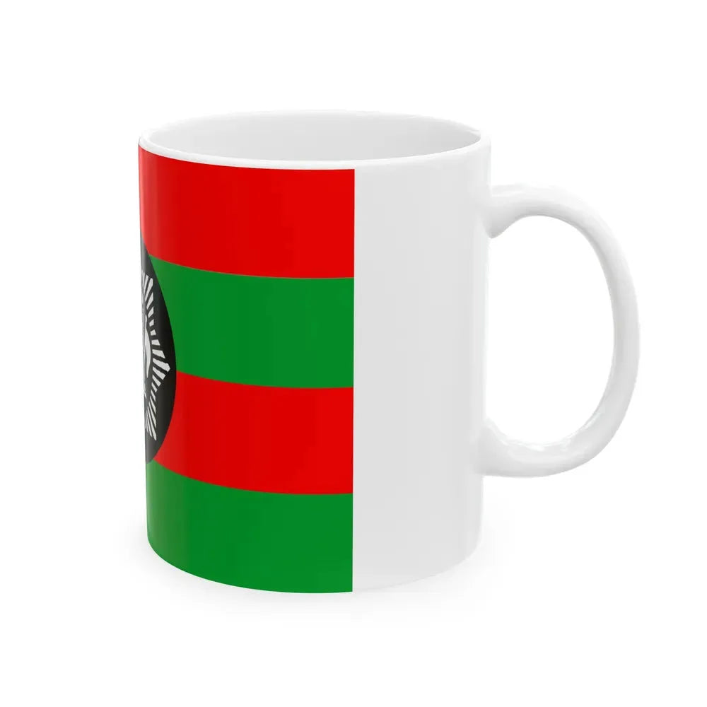 Flag of Ali Ahmad Khan's rebellion against Habibullah Kalakani - White Coffee Mug - Go Mug Yourself