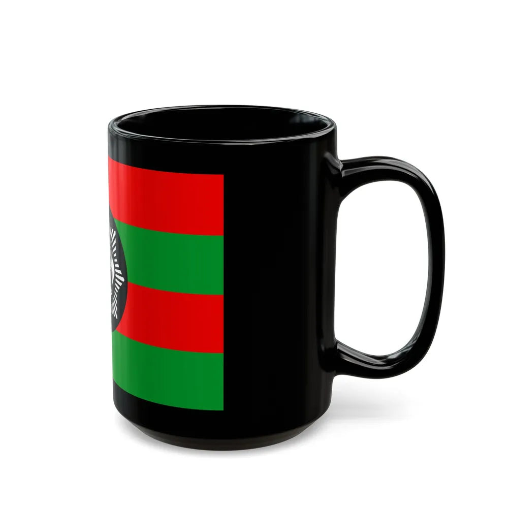 Flag of Ali Ahmad Khan's rebellion against Habibullah Kalakani - Black Coffee Mug-Go Mug Yourself