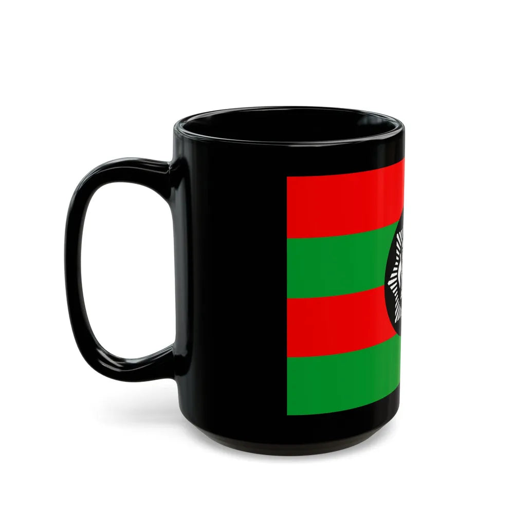 Flag of Ali Ahmad Khan's rebellion against Habibullah Kalakani - Black Coffee Mug-Go Mug Yourself