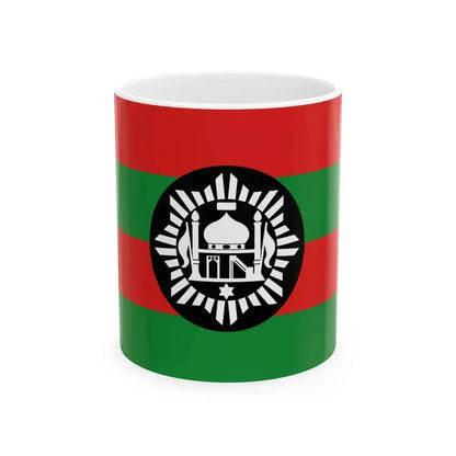 Flag of Ali Ahmad Khans rebellion against Habibullah Kalakani defaked svg-version (Afghanistan) White Coffee Mug 11oz - Go Mug Yourself