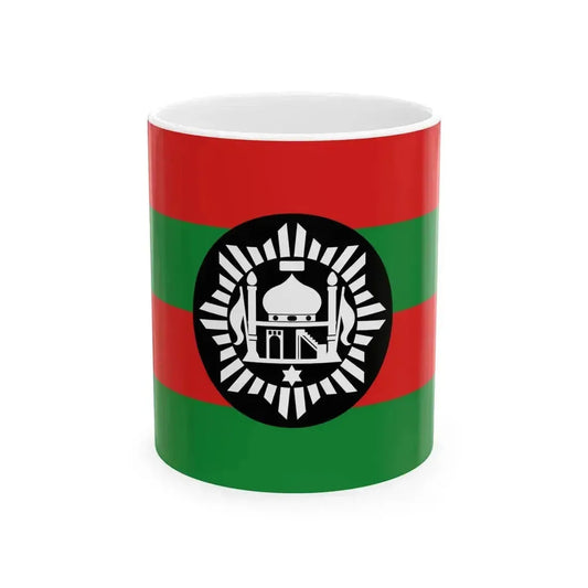 Flag of Ali Ahmad Khans rebellion against Habibullah Kalakani defaked svg-version (Afghanistan) White Coffee Mug 11oz - Go Mug Yourself