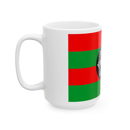 Flag of Ali Ahmad Khan's rebellion against Habibullah Kalakani - White Coffee Mug-Go Mug Yourself