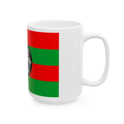 Flag of Ali Ahmad Khan's rebellion against Habibullah Kalakani - White Coffee Mug-Go Mug Yourself