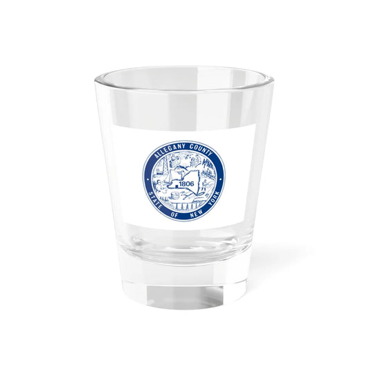 Flag of Allegany County New York (United States) Shot Glass 1.5oz 1.5oz - Go Mug Yourself