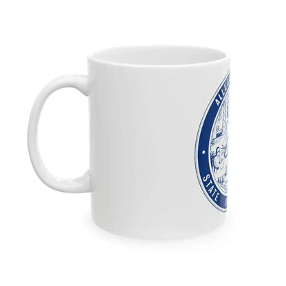 Flag of Allegany County New York (United States) White Coffee Mug - Go Mug Yourself