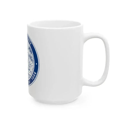 Flag of Allegany County New York (United States) White Coffee Mug - Go Mug Yourself