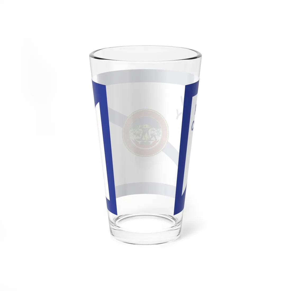 Flag of Allen County Indiana (India) Pint Glass 16oz - Go Mug Yourself