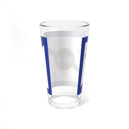 Flag of Allen County Indiana (India) Pint Glass 16oz - Go Mug Yourself