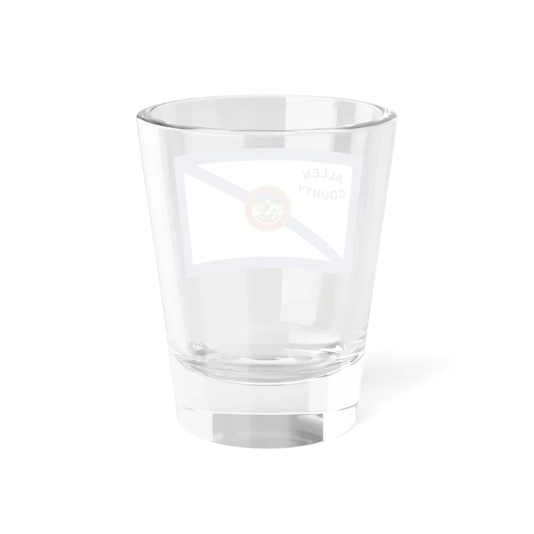 Flag of Allen County Indiana (India) Shot Glass 1.5oz - Go Mug Yourself